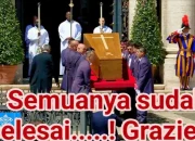 Paus Fransiskus Dimakamkan