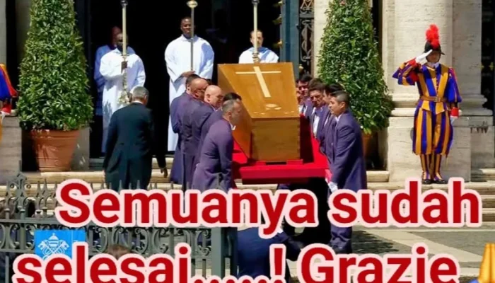 Paus Fransiskus Dimakamkan
