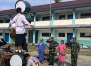 Dandim 1710/Mimika Pimpin Upacara Hardiknas di SMPN 2 Timika