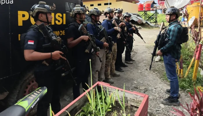 Satgas Ops Damai Cartenz Berhasil Amankan Bandara Aminggaru Ilaga Saat Terjadi Kontak Senjata