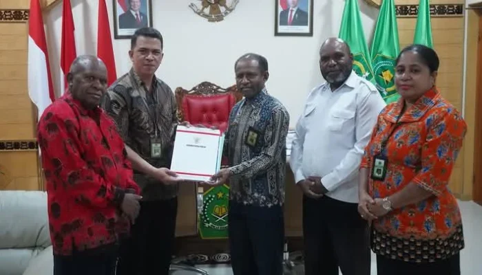 Kakanwil Papua Terima Rekomendasi Pembentukan Kanwil Kemenag Papua Tengah