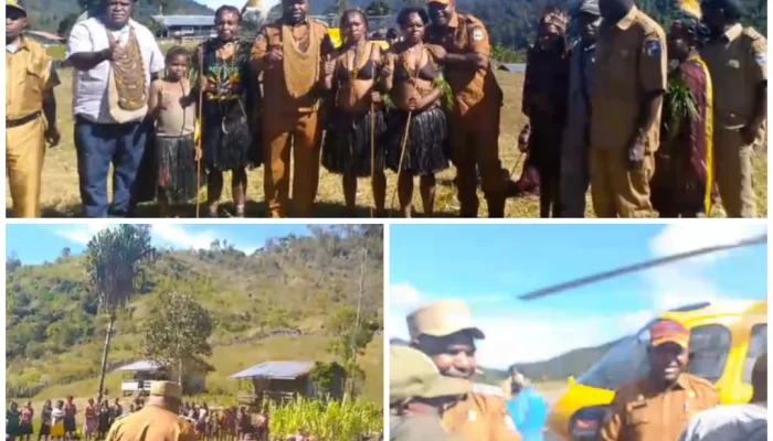 Bupati Aner Maiseni Cucurkan Air Mata Saat Kunjungi Warga Distrik Ugimba