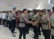 Polres Mimika Gelar Pergantian Wakapolres Kasat dan Kapolsek