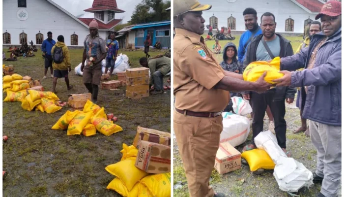 Ribuan Pengungsi Di Kota Sugapa Mulai Kembali Ke Kampung Halaman