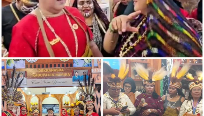 Dekranasda Mimika Tampil Memikat di Pameran Nasional HUT ke-45 Dekranas di Balikpapan