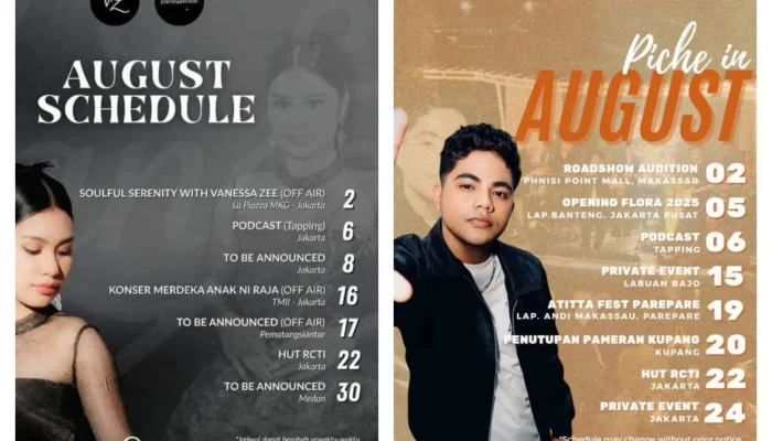 Agustus dalam Nada: Saat Piche Kota dan Vanessa Zee Menyulam Rindu di Panggung Tanah Air”