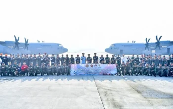 Sayap Merah Putih Membentang ke Langit Gaza