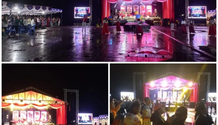 Doa dan Harapan di Langit Mimika: Ribuan Warga Larut dalam KKR Akbar Sambut HUT ke-80 RI