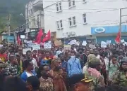 KNPB dan Mahasiswa Turun ke Jalan, Abepura Jaya