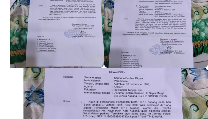 Air Mata Ibu di Meja Hijau Prada Lucky Sidang Perdana 27 Oktober 2025