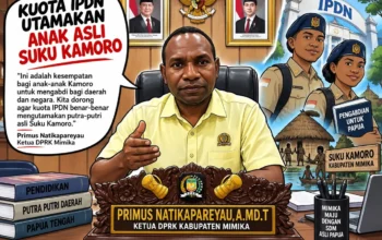 Primus Desak Kuota IPDN Utamakan Anak Kamoro